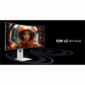 Monitor LCD LG UltraFine 40U990A-W 1016 mm (40") Classe 5K2K WUHD Schermo curvo - 21:9 - 100,8 cm (39,7") Viewable - Tecno