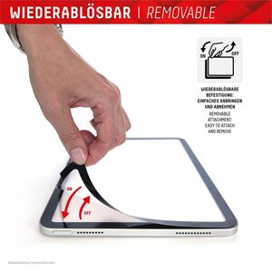 Displex PaperSense 5H PVC Displayschutz für Apple iPad Pro 11 (2024) - Transparent, Black Edge (Schwarz) - für 27,9 cm (11