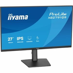 Moniteur LED iiyama ProLite XB2791QS-B1 27" Classe WQHD - 16:9 - Noir mat - 68,6 cm (27") Viewable - Technologie IPS - LED