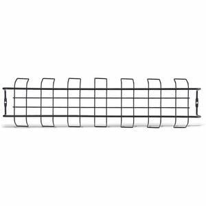StarTech.com Bac de Rangement de Câbles sous Bureau, Longueur 61,5cm, Style Panier, Installation par Vissage, en Métal, No