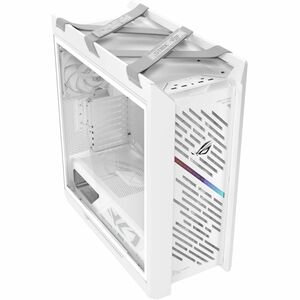 ROG Strix Helios II EATX mid-tower gaming case with dual tempered glass side panels, GPU support for up to 450mm in length