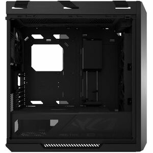 ROG Strix Helios II EATX mid-tower gaming case with dual tempered glass side panels, GPU support for up to 450mm in length