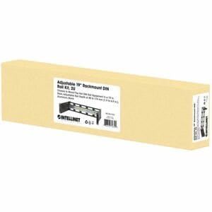Adjustable 19" Rackmount DIN Rail Kit, 2U, Chassis to Mount Top Hat DIN Rail Equipment in a 19 in. Rack, Adjustable Rail D