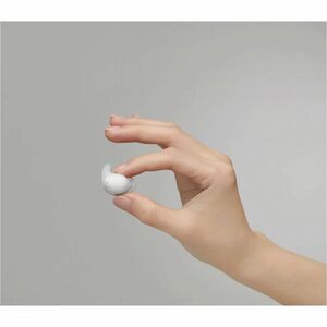 Sony LinkBuds Fit True Wireless Earbud Stereo Earset - White - Binaural - Open - 1000 cm - Bluetooth - 20 Hz to 20 kHz - N