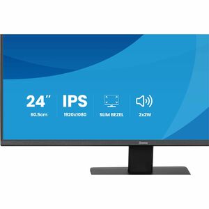 iiyama ProLite X2491HS-B1 24 Zoll Klasse Full HD LED-Monitor - 16:9 Format - Mattschwarz - 60,5 cm (23,8 Zoll) Viewable - 