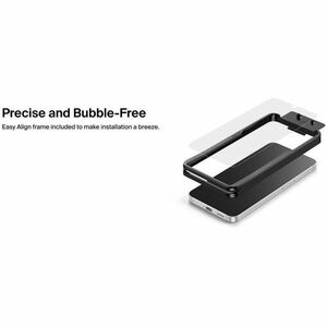Belkin ScreenForce 7H Glass, Plastic Screen Protector for Samsung Galaxy S26 - For AMOLED Smartphone - Drop Resistant, Scr