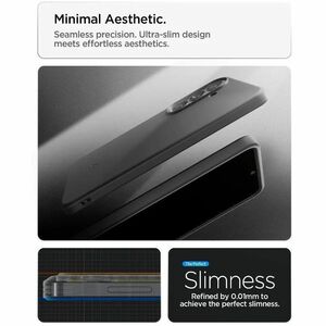 Spigen Thin Fit Case for Samsung Galaxy S26+ Smartphone - Black - Scratch Resistant, Impact Absorbing, Impact Resistant, S