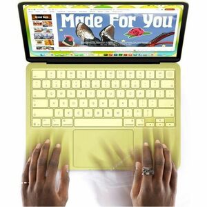 13-inch MacBook Neo: Apple A18 Pro chip with 6‑core CPU and 5‑core GPU, 8GB, 512GB SSD, Touch ID - Citrus