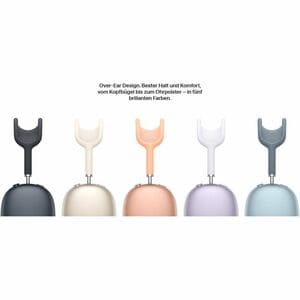 Apple AirPods Max 2 Kabellos Über das Ohr, Kopfbügel Stereo Headset - Starlight - Siri - Binaural - Ohrumschließend - Blue