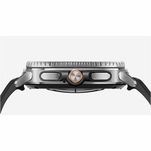 Samsung Galaxy Watch8 Classic SM-L500 Smart Watch - Rounded Square Case Shape - Black Body Color - Stainless Steel Body Ma