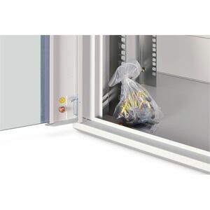 Digitus Dynamic-N 16U Wandmontierbar Geschlossener Schrank Rackschrank für Networking, Server - Hellgrau - Stahl, Glas, Bl