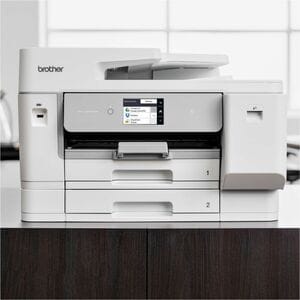 Brother MFC-J6975DW Wired & Wireless - Tintenstrahl-Multifunktionsdrucker - Farbe - Grau - Kopierer/Fax/Drucker/Scanner - 