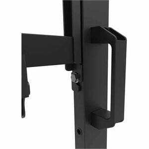 Neomounts Display Cart - 125 kg Load Capacity - 4 Casters - Steel - 1320 mm Width x 750 mm Depth x 1625 mm Height - Black 