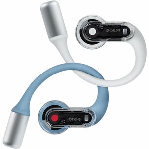 Nothing Ear (open) True Wireless Earbud, Open-ear Stereo Earset - Blue - Google Assistant, Siri - Binaural - Open - Blueto