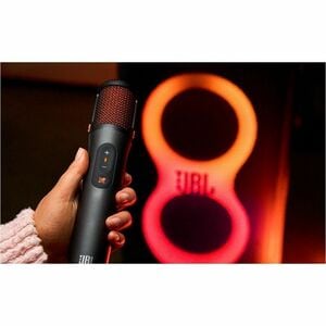 JBL EasySing Plug-in Microphone for Voice, Vocals, Singing, Music, Speaker - Black - 50 Hz to 15 kHz - Shock Mount - USB T