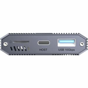 Unitek 2 Slot(s) Flash Drive/Flash Card Reader - USB Type C - 1 - 1.95 TB Flash Drive - 10 GB/s - microSD, CompactFlash, m