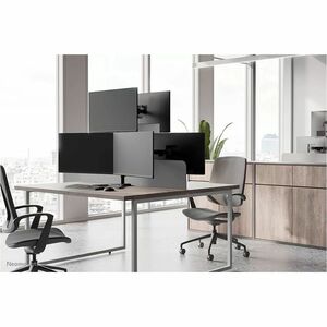 Neomounts NERO Height Adjustable Monitor Stand - 25.4 cm (10") to 81.3 cm (32") Screen Support - 15 kg Load Capacity - 87.