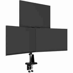 Neomounts NERO Mounting Arm for Monitor, Display - Black - Height Adjustable - 3 Display(s) Supported - 25.4 cm to 81.3 cm