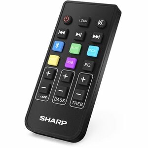Sharp 2-WegeRegal-Lautsprecher Lautsprecher - 60 W RMS - Braun - Bluetooth - Kabellose Lautsprecher