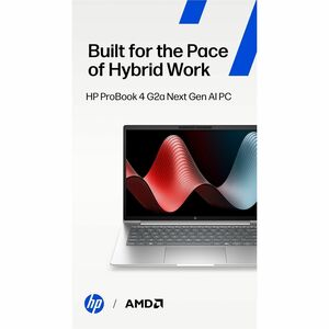 HP ProBook 4 G2a 35.6 cm (14") Notebook - WUXGA - AMD Ryzen AI 7 Ryzen AI 400 450 - 16 GB - 512 GB SSD - Pike Silver Alumi