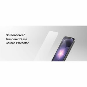 Belkin ScreenForce 9H Tempered Glass Screen Protector for Apple iPhone 17e, iPhone 16e, iPhone 14, iPhone 13, iPhone 13 Pr
