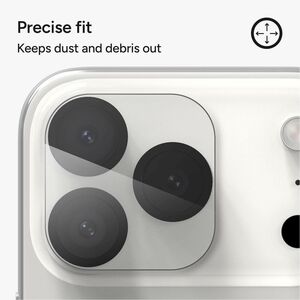 invisibleSHIELD Glass Elite Camera Lens Protector - Black - Tempered Glass