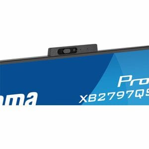 iiyama ProLite XB2797QSNPH-B1 27" Class Webcam WQHD LED Monitor - 16:9 - Matte Black - 68.6 cm (27") Viewable - In-plane S