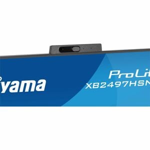 iiyama ProLite XB2497HSNH-B1 24" Class Webcam Full HD LED Monitor - 16:9 - Matte Black - 60.5 cm (23.8") Viewable - In-pla