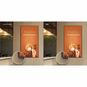 Samsung Pro QB43C-N 43" LCD Digital Signage Display - 16 Hours/ 7 Days Operation - 3840 x 2160 - 350 cd/m² - 2160p - USB -