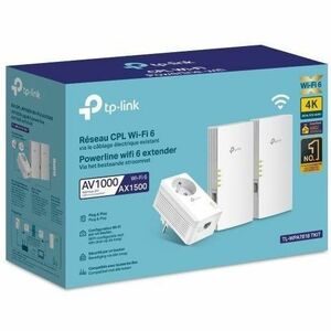Adaptateur de réseau powerLine - TP-Link TL-WPA7818 TKIT - 2 x Réseau (RJ-45) - 1000 Mbit/s PowerLine - 300 m Distance tol