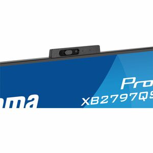 iiyama ProLite XB2797QSNPH-B1 27 Zoll Klasse Webcam WQHD LED-Monitor - 16:9 Format - Mattschwarz - 68,6 cm (27 Zoll) Viewa