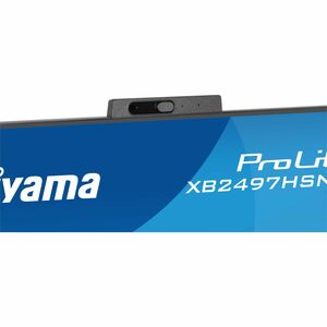 iiyama ProLite XB2497HSNH-B1 24 Zoll Klasse Webcam Full HD LED-Monitor - 16:9 Format - Mattschwarz - 60,5 cm (23,8 Zoll) V