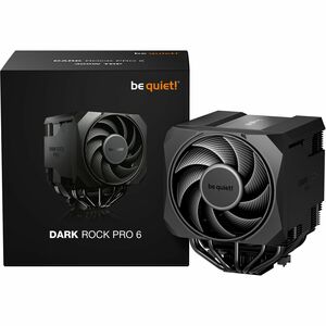 be quiet! DARK ROCK PRO 6 Kühllüfter/Wärmeableitblech - Workstation, RAM, Computer, Hauptplatine, PC - 2 x Fan(s) - 7 x He