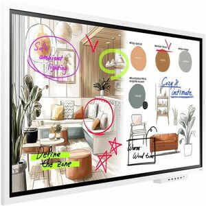 Samsung Flip WM75F 1905 mm 4K UHD LCD Collaboration Display - 3840 x 2160 - 450 cd/m² - 2160p - HDMI
