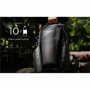 Lenovo Click-Go Tasche (Rucksack) für 40,6 cm (16 Zoll) Notebook - Schwarz, Dunkelgrau - Polyester Körper - Polyester, Sto
