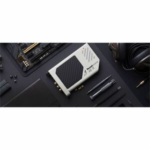 Sound Blaster Sound Board - 4 Byte 384 kHz Maximum Playback Sampling Rate - USB - 1 x Number of Microphone Ports - 1 x Num