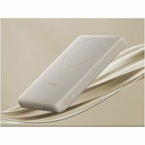Belkin BoostCharge Stromspeicher - Sand - für Qi2-fähiges Gerät, iPhone, MagSafe-fähiges Gerät, Android-Gerät, Smartphone,