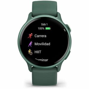 Garmin vívoactive 6 Smart Watch - Metallic Jasper Green Body Color - Heart Rate Monitor - Sleep Monitor, Text Messaging, E