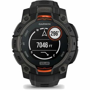 Garmin Instinct 3 Smart Watch - Black, Twilight Body Color - Black, Twilight Band Color - Aluminium Body Material - Fiber 