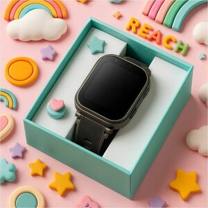Carneo Smart Watch - 47 mm Case Height - 16 mm Case Thickness - 41 mm Case Width - Children - Black Body Color - Wireless 