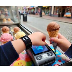 Carneo Smart Band - Boy - Black Band Color - Nylon Band Material - Near Field Communication - 20 mm - Water Proof, Water R