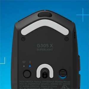 Souris de jeu Logitech G G305 X SUPERLIGHT - Bluetooth/Radio Fréquence - USB Type A, USB Type C - 6 Bouton(s) - 6 Boutons 