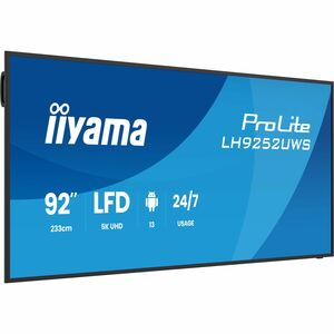 iiyama ProLite LH9252UWS-B1AG 2336,80 mm 5K LCD Collaboration Display - ARM Cortex A76 + A55 - 8 GB - 21:9 Seitenverhältni