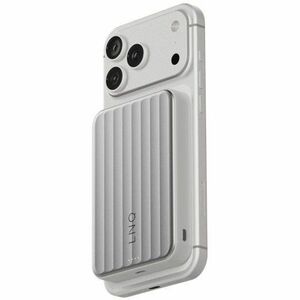 Xtorm LINQ Qi2 Wireless Power Bank - Grey - For iPhone, Mobile Device - 1 x Type-C 30W - Semi-solid-state - 10000 mAh - 25
