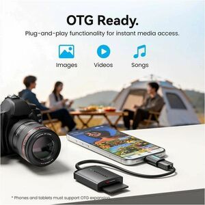 Vention CLP 2 Slot(s) Flash Reader - USB 3.0 Type A - External - 1.95 TB Flash Drive - 5 GB/s - SD, microSDHC, SDHC, SDXC