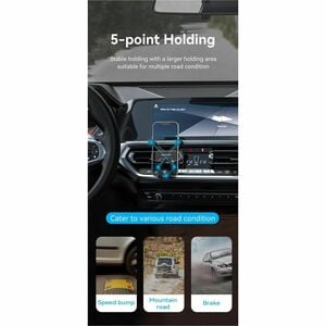Vention KCEH0 Smartphone, Car, iPhone SmartPhone Holder - 30 mm x 106 mm x 91.8 mm x - ABS, Thermoplastic Polyurethane (TP