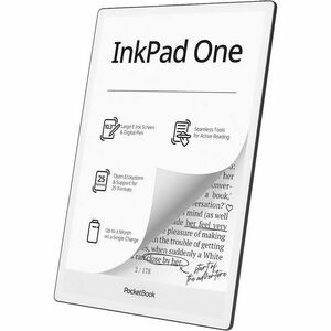 Lettore di testo digitale PocketBook InkPad One - Nero opaco - 32 GB Flash - 26,2 cm (10,3") Display - Touchscreen - 1404 