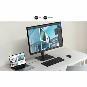 Samsung ViewFinity S6 S27F610EAW 27" (68.6 cm) Class WQHD LCD Monitor - 16:9 - Black - 27" (68.6 cm) Viewable - In-plane S