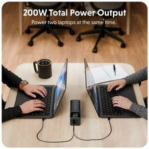 Hyperjuice HJ5501GL Power Bank - Grey - For Notebook, iPad Pro, MacBook Pro, iPhone, Mobile Workstation - 1 x Type-C 140W 