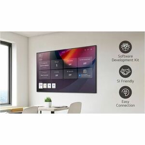 LG 49UH5Q-E 1244.60 mm LCD Digital Signage Display - 24 Hours/7 Days Operation - In-plane Switching (IPS) Technology - 384